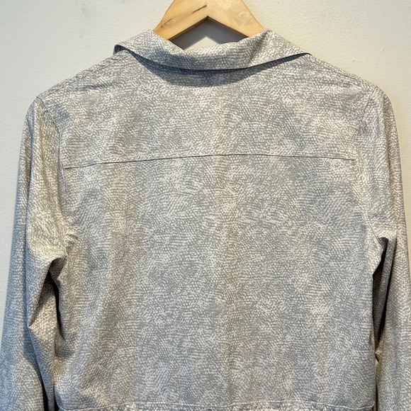 Athleta Zuma Shirt Dress Womens Small Snake Print Long Sleeve Athleisure Travel - Picture 10 of 12